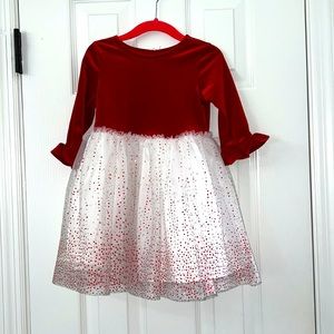 Red, White &Silver Dress